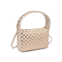 Isabel Studded Crossbody: Oatmilk