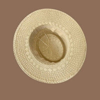 ACCITY - LAFITE GRASS EDGE STRAW FEDORA HATS_CWAH1167: KHAKI3 / (OS) 1
