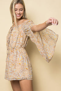 Dusty Blue Romper